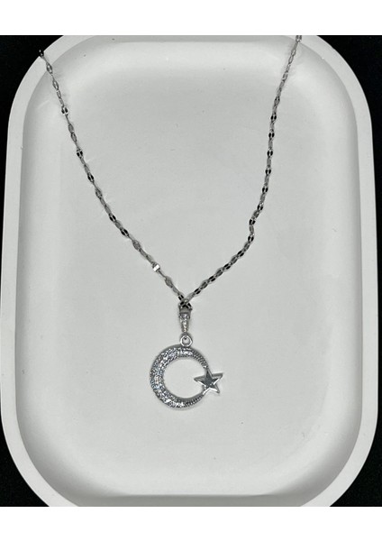 Türk Bayraklı Çelik Kolye Kararmaz ve Paslanmaz indirimleri