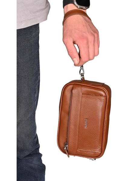 Grande Hakiki Deri Erkek El Çantası G2 Taba 4288 fiyatları