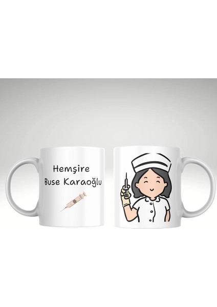 Hemşire Baskı Kupa Bardak