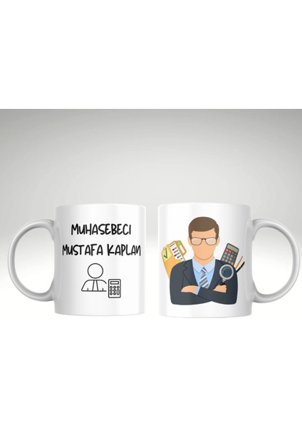 Muhasebeci Erkek Baskı Kupa Bardak