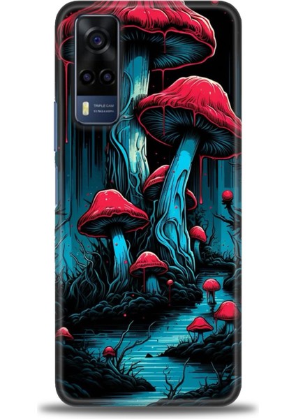 Vivo Y28 Ile Uyumlu Hd Baskılı Silikon Kılıf - 2123