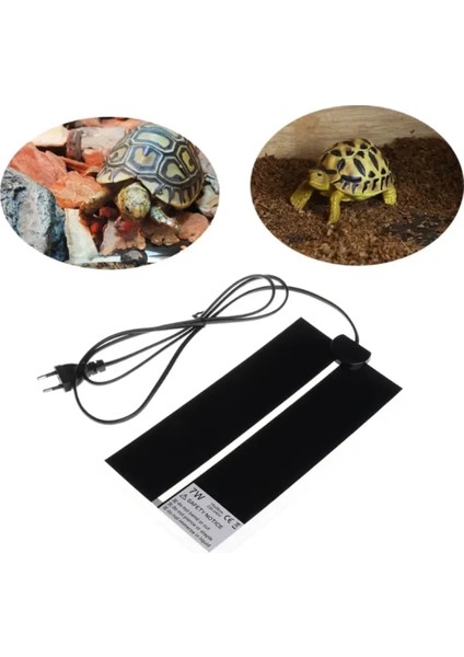 7W Teraryum Sürüngenler Isı Matı Pet Isıtma Pedi 28X12CM