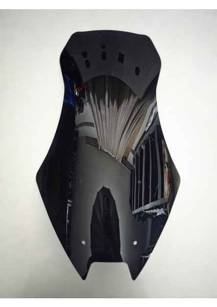 Barossa Adv 125 Siperlik Ön Cam 2025 Model 65CM Siyah Renkli 4mm Orta Boylu Cam