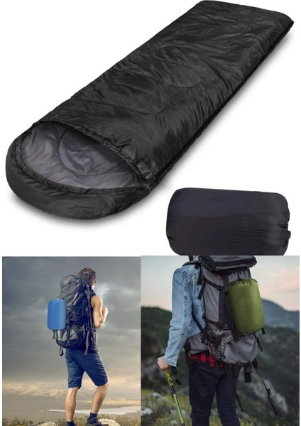 Profesyonel Spor Outdoor Uyku Tulumu Sıcak Tutan Kamp 190X70 cm Her Bedene Uyumlu Termal Tulum Kamp
