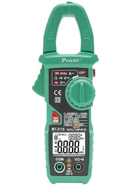 MT-3110 600A Ac Akıllı Pensampermetre