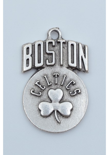 Boston Celtics Gümüş Kaplama Kolye Ucu