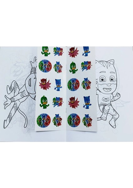 4 Adet Stickerli Boyama Kitabı