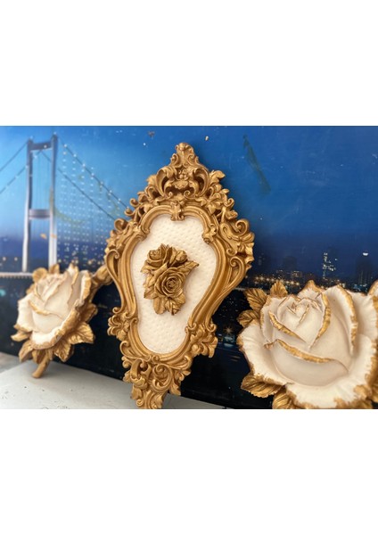Tablo Duvar Tasarım 3lü Set , El Yapımı Dekoratif Süs