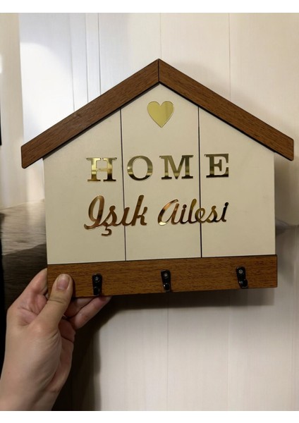 Kişiselleştirilebilir Dekoratif Vintage Anahtarlık Askısı Anahtar Düzenleyici Ahşap Askılık