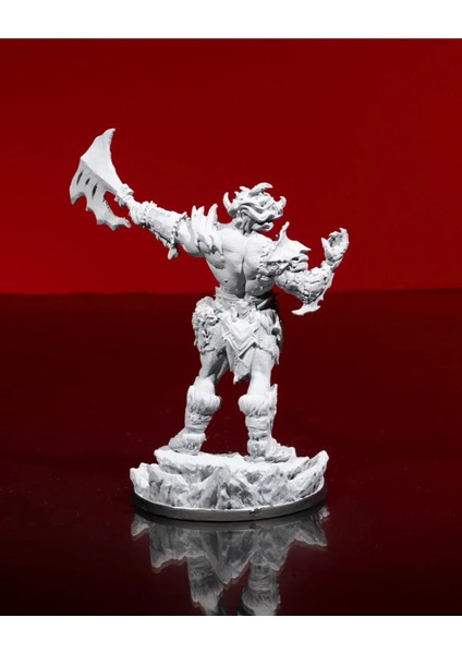 Fire Giant Büstü Masa Süsü Figür fırsatları