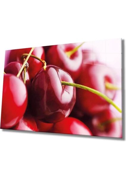 Meyveler Cam Tablo 4mm Dayanıklı Temperli Cam