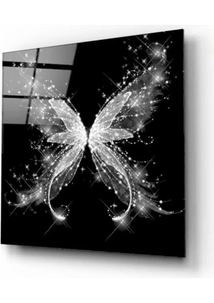 Kelebek Cam Tablo 50 x 50 cm