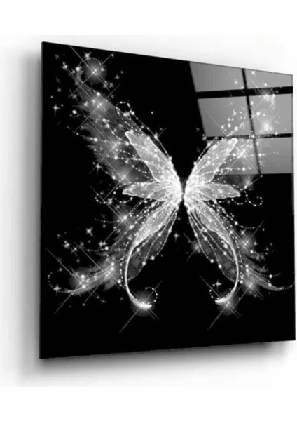 Kelebek Cam Tablo 50 x 50 cm modelleri