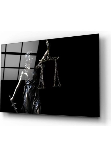 Themis Heykeli Cam Tablo fiyatları