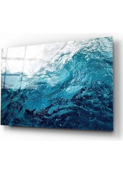 Deniz Suyu Sanatsal Cam Tablo fiyatları