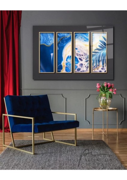 Soyut Desen Cam Tablo modelleri