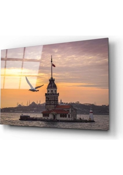 Kız Kulesi 2 Cam Tablo
