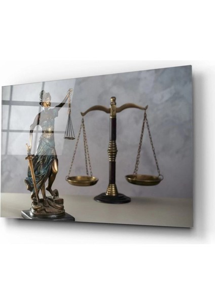 Themis Heykeli Cam Tablo Dekoratif, ,ev ve Ofis Dekoru fiyatları