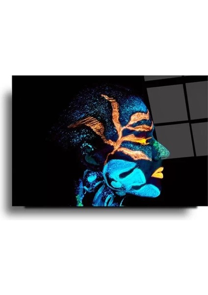 Sanatsal Insan Temalı Cam Tablo indirimleri