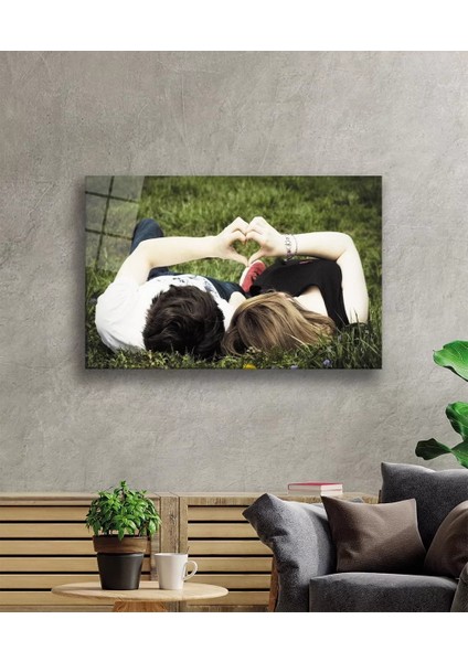 Marsilyan- Sevgililer Aşk Cam Tablo