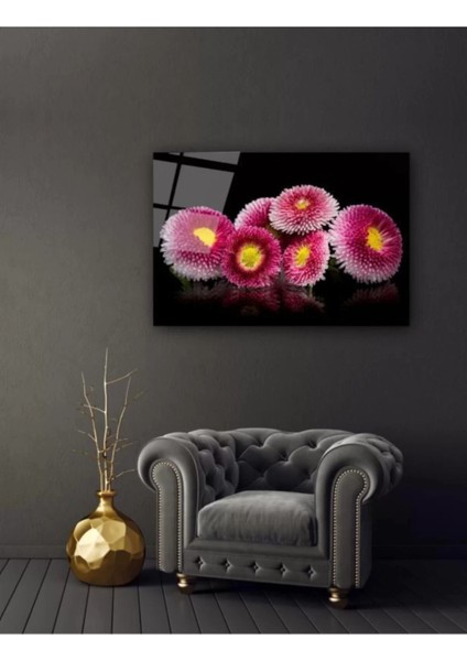 Marsilyan- Çiçek Cam Tablo modelleri