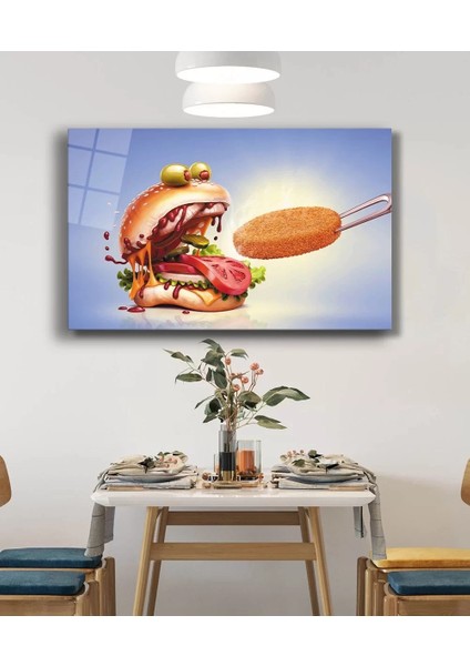 Marsilyan- Hamburger Mutfak Cam Tablo