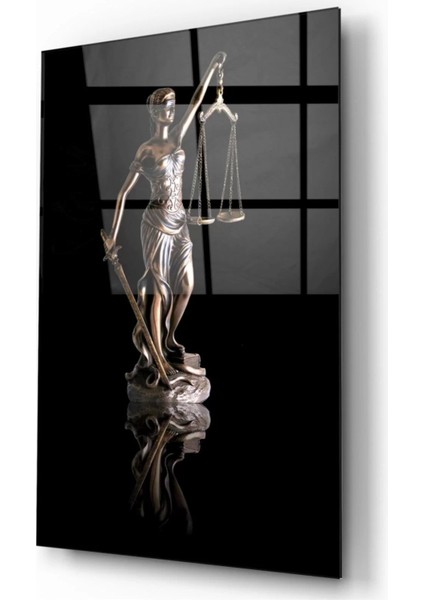 Marsilyan- Themis Heykeli Cam Tablo