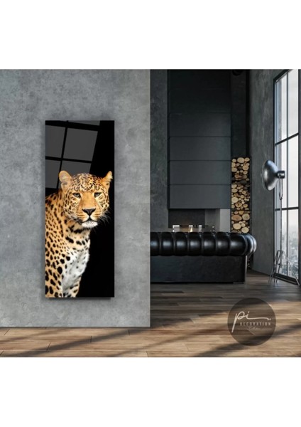 Leopar Panoramik Cam Tablo