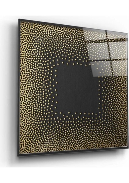 Marsilyan- Gold Desen Cam Tablo