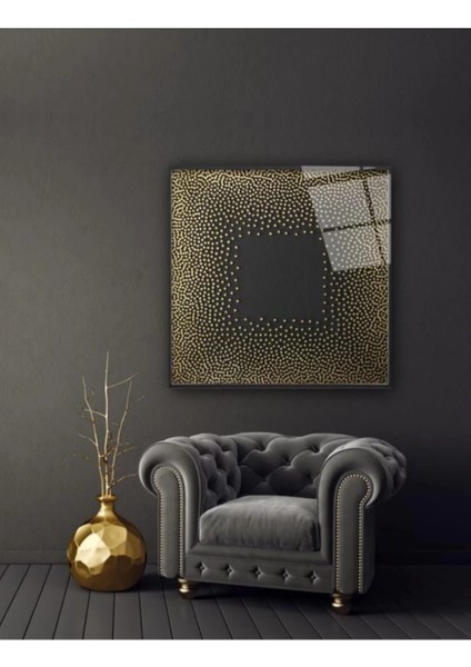 Marsilyan- Gold Desen Cam Tablo modelleri