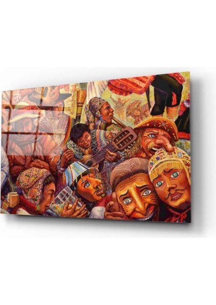 Marsilyan- Silüetler Cam Tablo