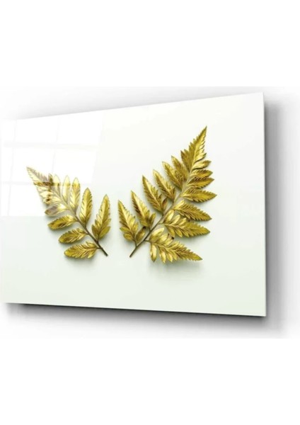 Marsilyan- Gold Tüyler Cam Tablo