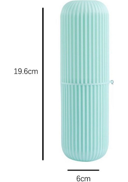 Seyahat Tipi Diş Fırçası Gözlük Makyaj Fırçası Için Çok Amaçlı Silindir Saklama Kutusu Ipli fiyatları