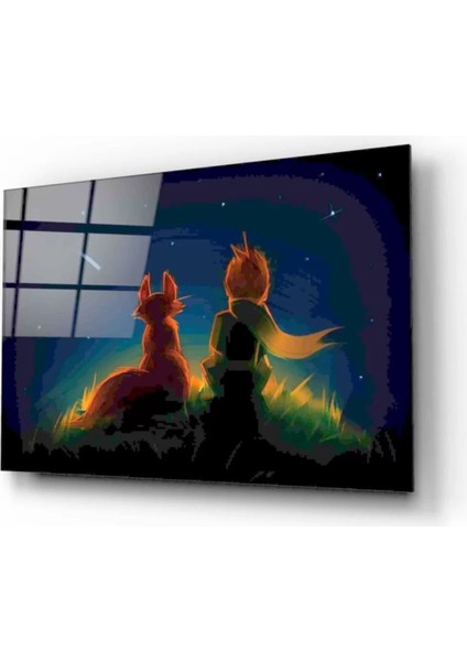 Marsilyan- Küçük Prens Cam Tablo