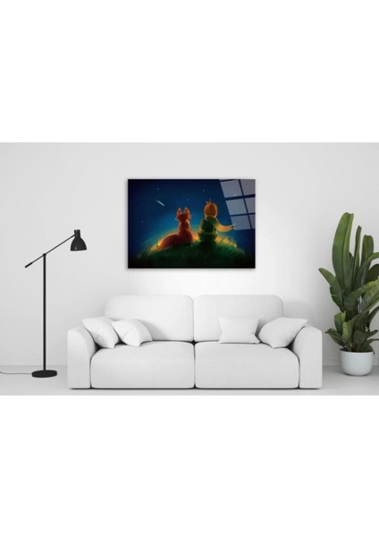 Marsilyan- Küçük Prens Cam Tablo modelleri