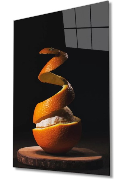 Marsilyan- Portakal Cam Tablo Orange