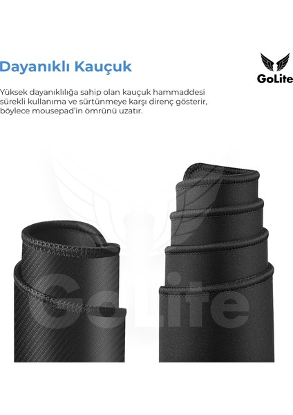 Premium - 90x40cm Dikişli Speed Kauçuk Siyah Gaming Mouse Pad Oyuncu Büyük Boy Mousepad Fare Altlığı