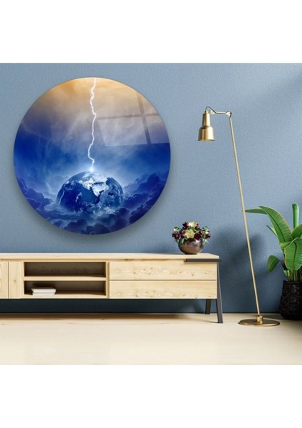 Dünya Manipülasyon Yuvarlak Cam Tablo fiyatları