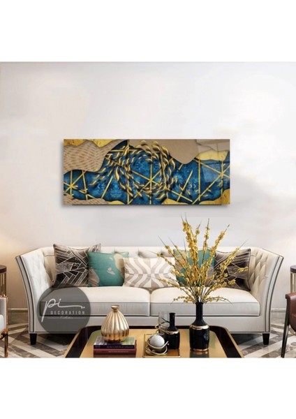 Gold Balıklar Panoramik Cam Tablo modelleri