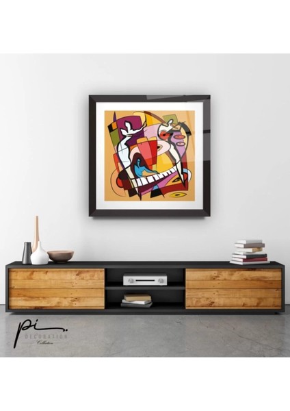 Marsilyan- Soyut Desenler Cam Tablo modelleri