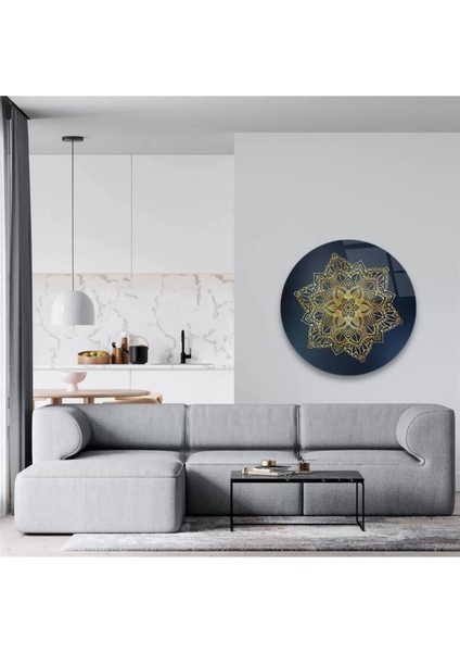 Mandala Yuvarlak Cam Tablo fiyatları