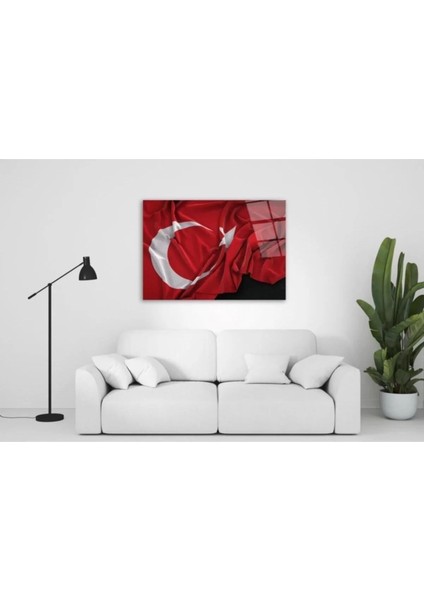 Türk Bayrağı Cam Tablo modelleri