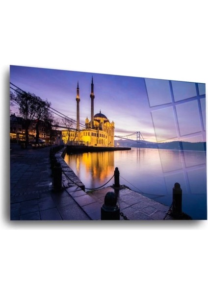 Ortaköy Gün Doğumu Cam Tablo Duvar Dekarasyonu fiyatları