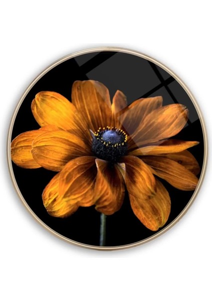 Çiçek Yuvarlak Cam Tablo fiyatları