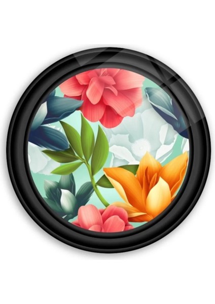 Çiçekler Yuvarlak Cam Tablo fiyatları