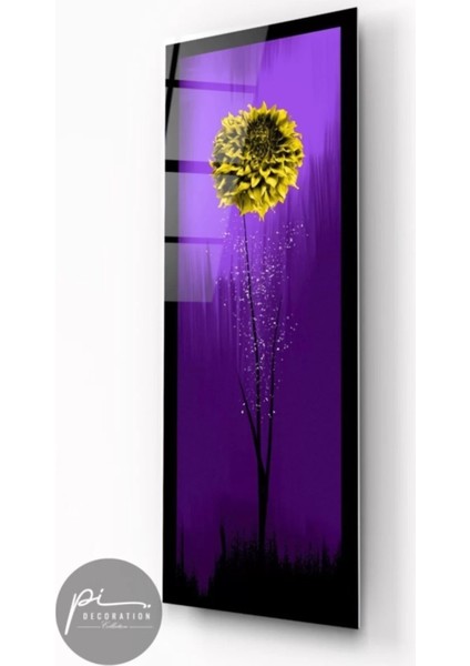 Çiçek Panoramik Cam Tablo modelleri