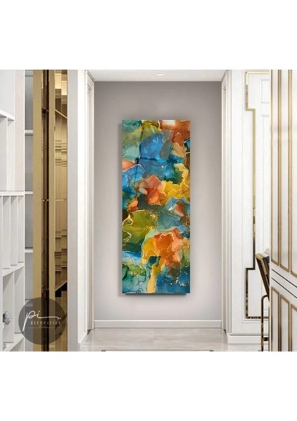 Mermer Desen Panoramik Cam Tablo