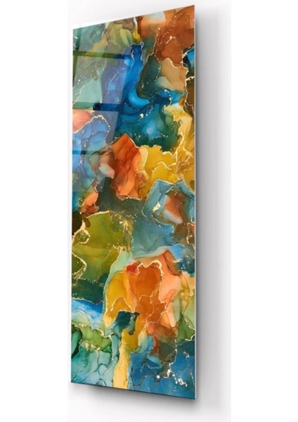 Mermer Desen Panoramik Cam Tablo modelleri