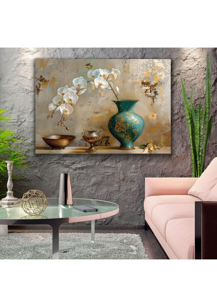Vazodaki Çiçek Kanvas Tablo