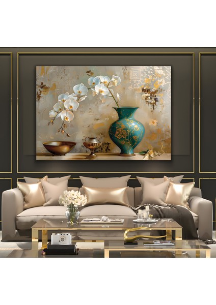 Vazodaki Çiçek Kanvas Tablo modelleri